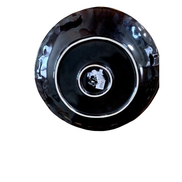 American Atelier Dinner Plates Set of 2 Abalone Gold Beige Brown 10.5 in diamete - Picture 3 of 3